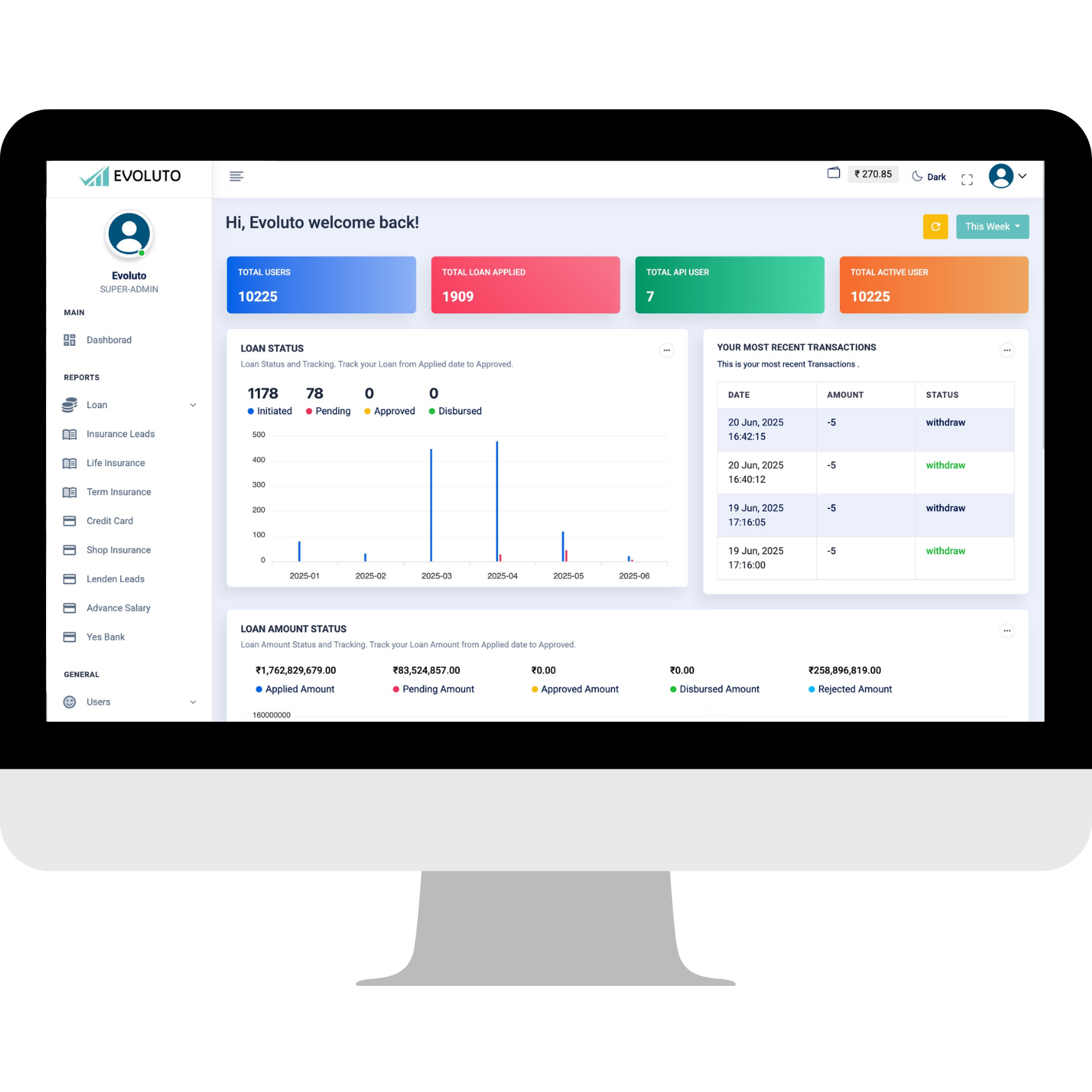 B2B FinTech Software Preview