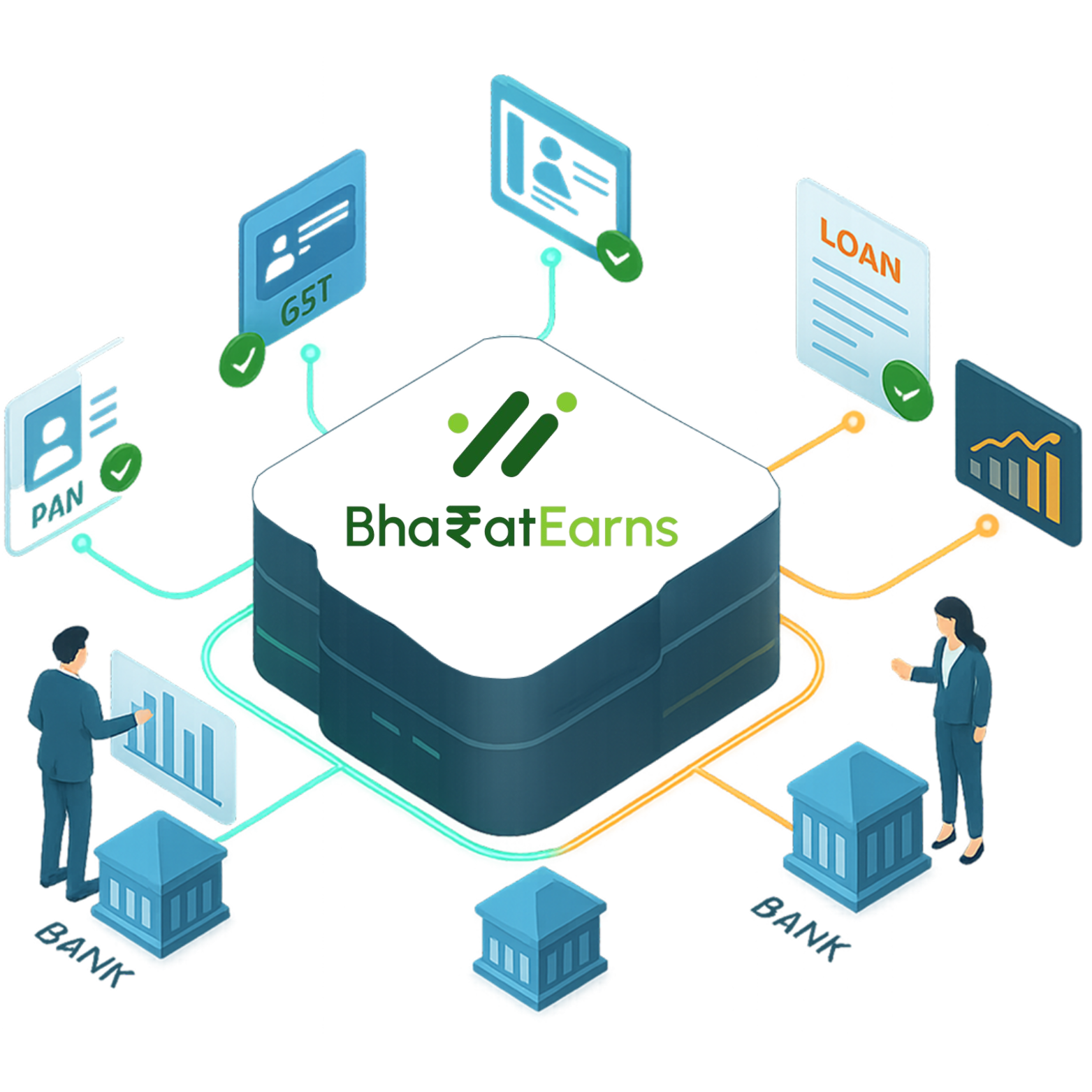 BharatEarns Illustration